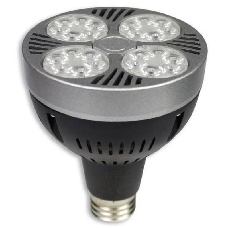 foto del prodotto trade shop traesio lampadina led par30 e27 35 w 24 led faretto luce 3000k 4000k 6500k 3500lm p30 1 bianco caldo 
