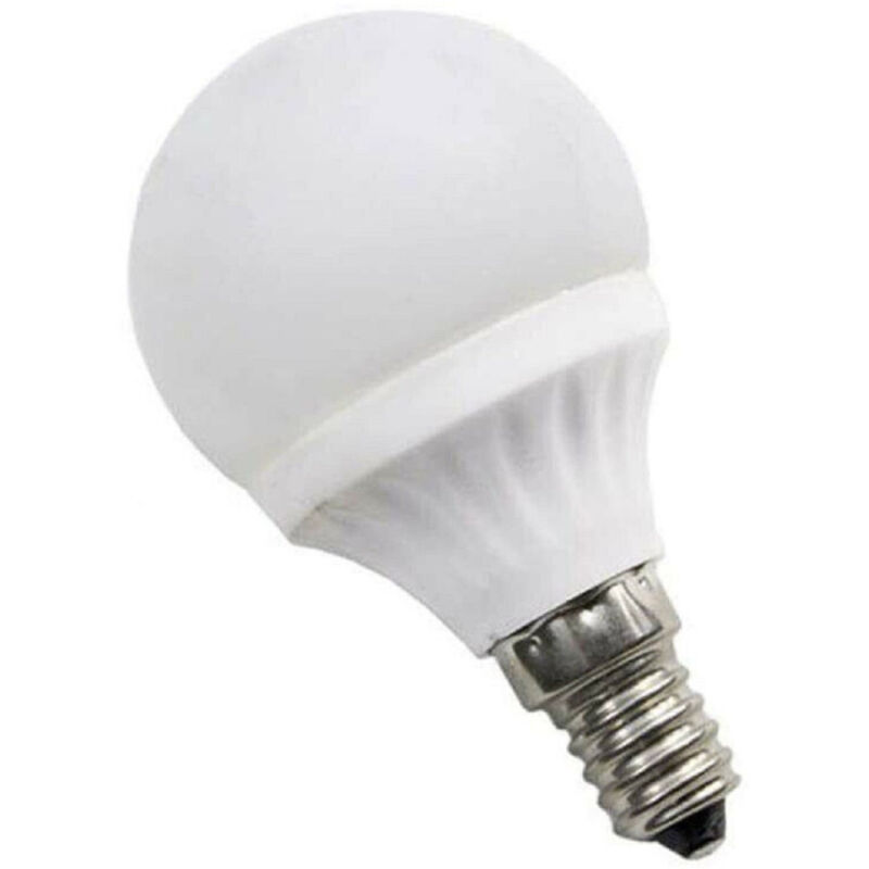 foto del prodotto trade shop traesio lampadina led sfera e14 5 watt luce rossa verde e blu colorata lampada a5003 verde 