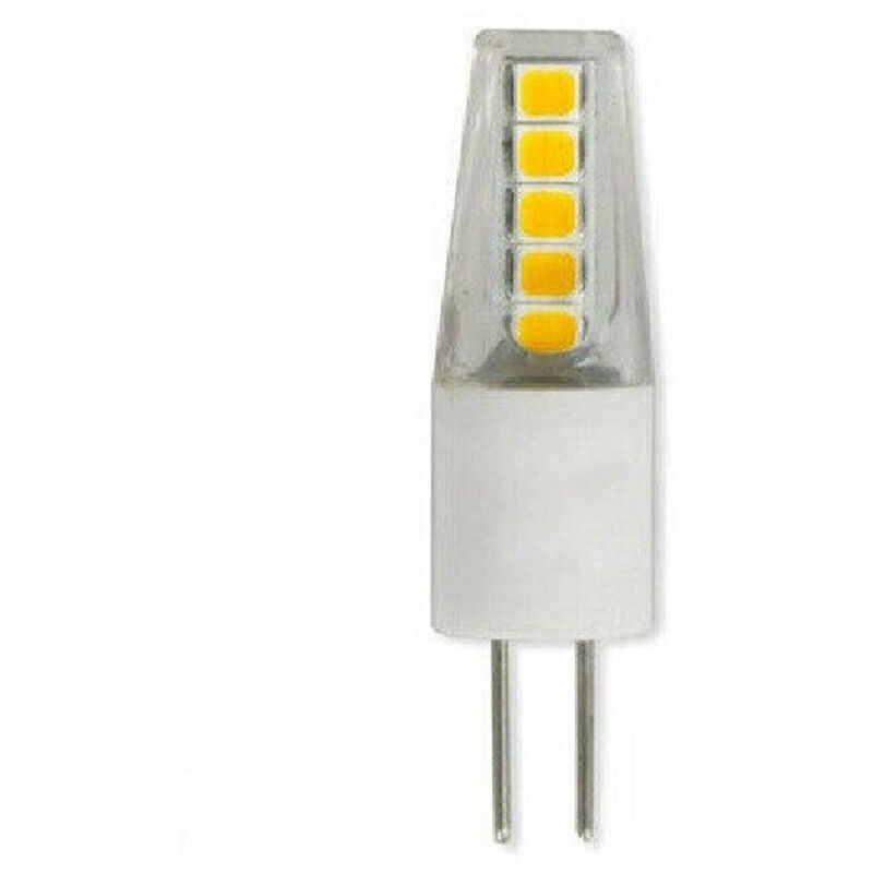 foto del prodotto trade shop traesio lampadina led smd g4 2 w 12v luce fredda 6500k calda 3000k naturale 4000k g4 06 bianco freddo 