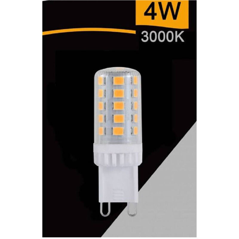 foto del prodotto trade shop traesio lampadina led smd g9 4 watt 480lumen luce calda fredda naturale sparac g9 4w ce3 bianco caldo 