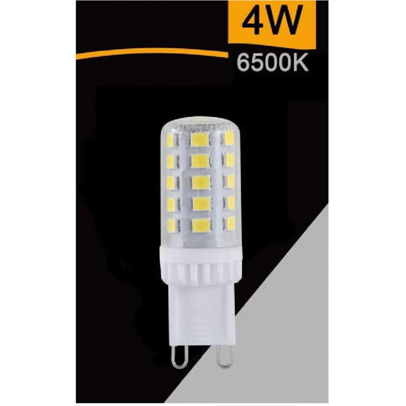 foto del prodotto trade shop traesio lampadina led smd g9 4 watt 480lumen luce calda fredda naturale sparac g9 4w ce3 bianco freddo 