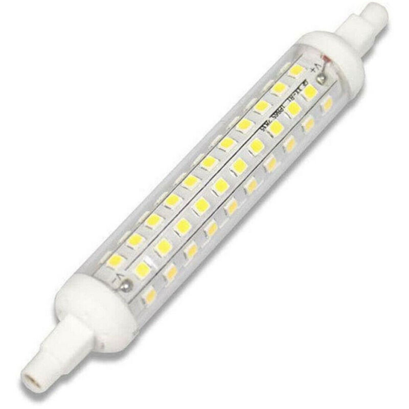foto del prodotto trade shop traesio - lampadina led smd r7s 10 watt lampada fari luce 6500k 3000k 4000k 1100lm - -bianco freddo -