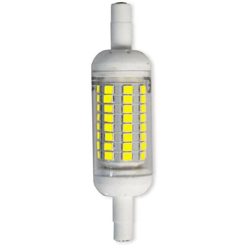 foto del prodotto trade shop traesio - lampadina led smd r7s 5 watt lampada fari luce 6500k 4000k 3000k 550 lm - -bianco freddo -
