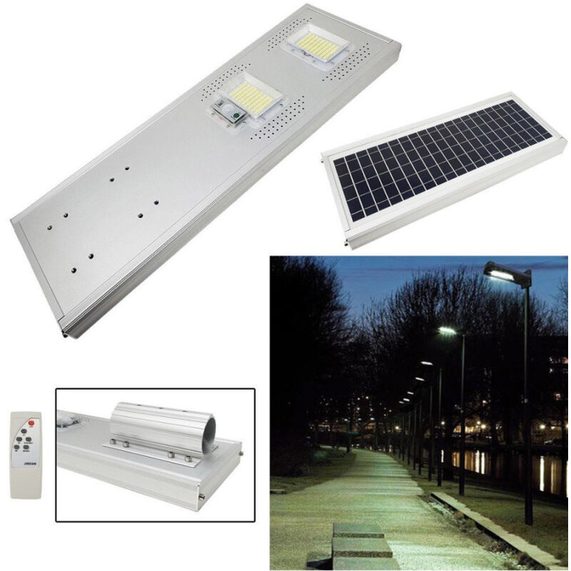 foto del prodotto trade shop traesio lampione faro stradale crepuscolare led 100w luce fredda 100watt jd19100 