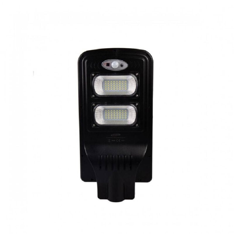 foto del prodotto trade shop traesio lampione solare faro led 40w luce fredda 6500k pannello integrato ip65 so 40w ss 