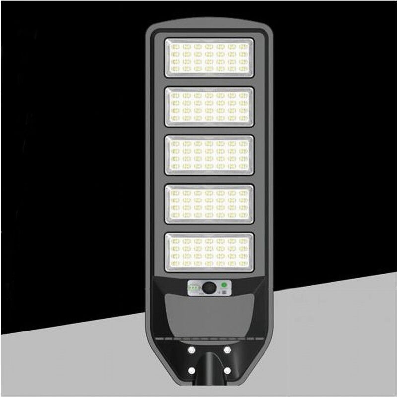 foto del prodotto trade shop traesio lampione solare led 270w sensore movimento pir telecomando ip65 esterno j02 270w f 