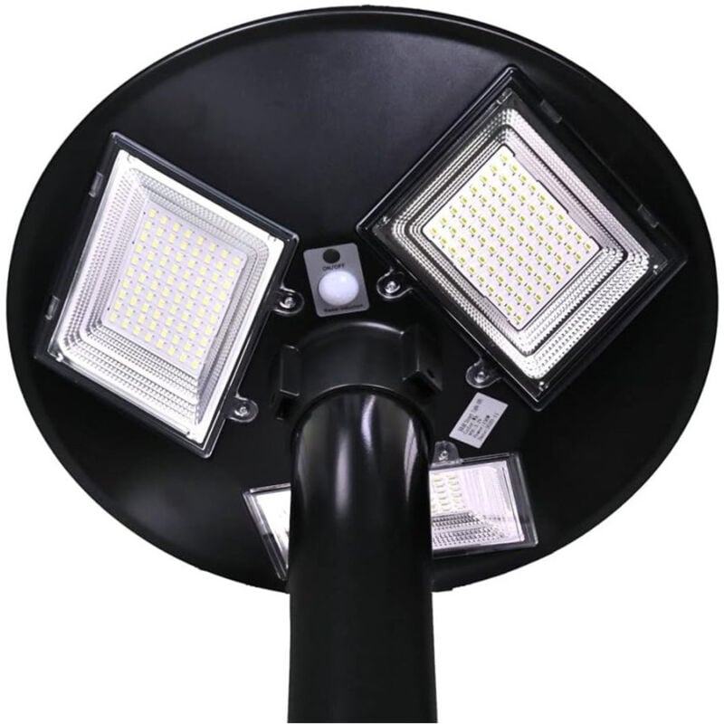 foto del prodotto trade shop traesio lampione solare ufo a led 1500lmn per esterno ip65 150w con sensore di movimento 