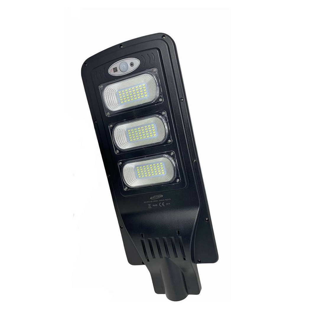foto del prodotto trade shop traesio lampione stradale 60 w con pannello solare faro con crepuscolare ip65 so 60w ss 