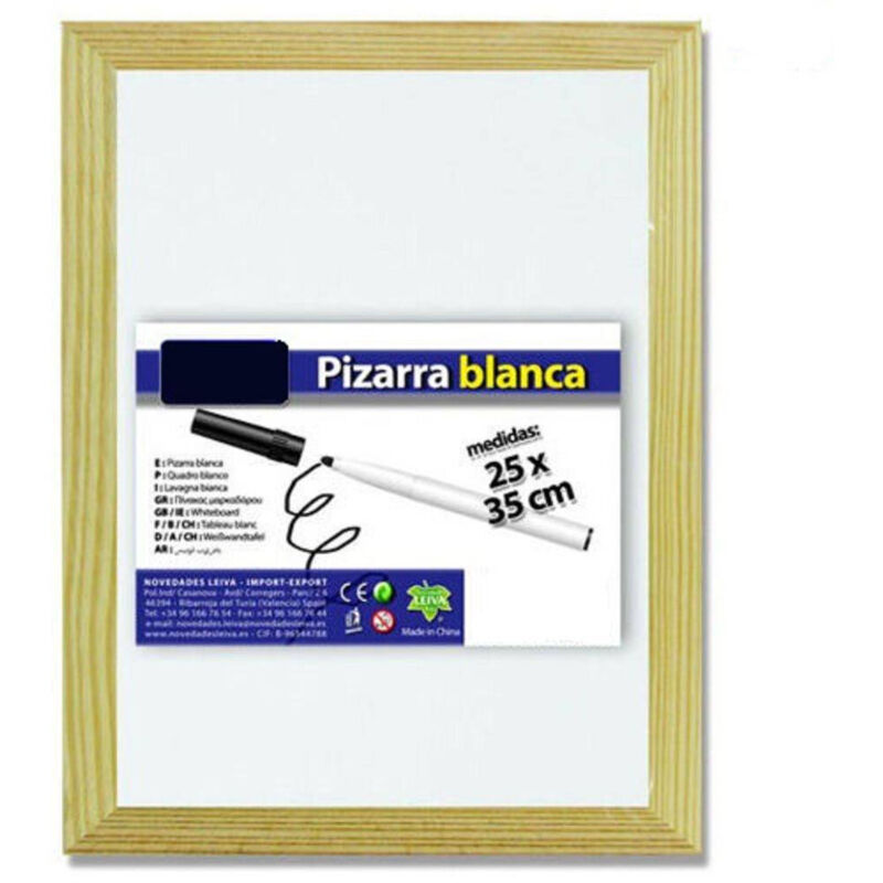 foto del prodotto trade shop traesio lavagna bianca dimensioni 25 x 35 cm lavagnetta ideale per casa ufficio scuola 