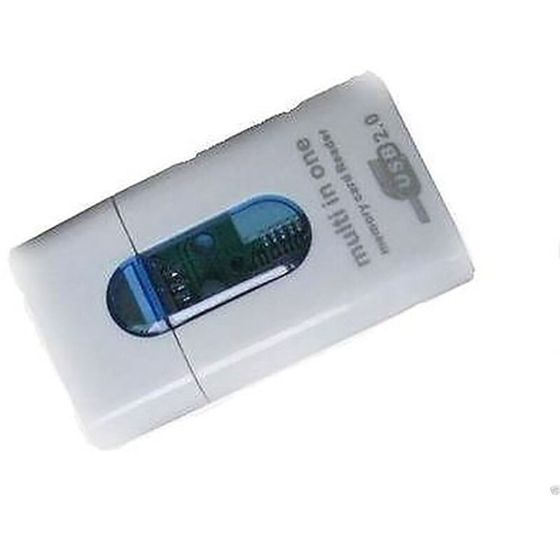 foto del prodotto trade shop traesio lettore di memory card reader usb t flash adattatore per pc notebook plug play 