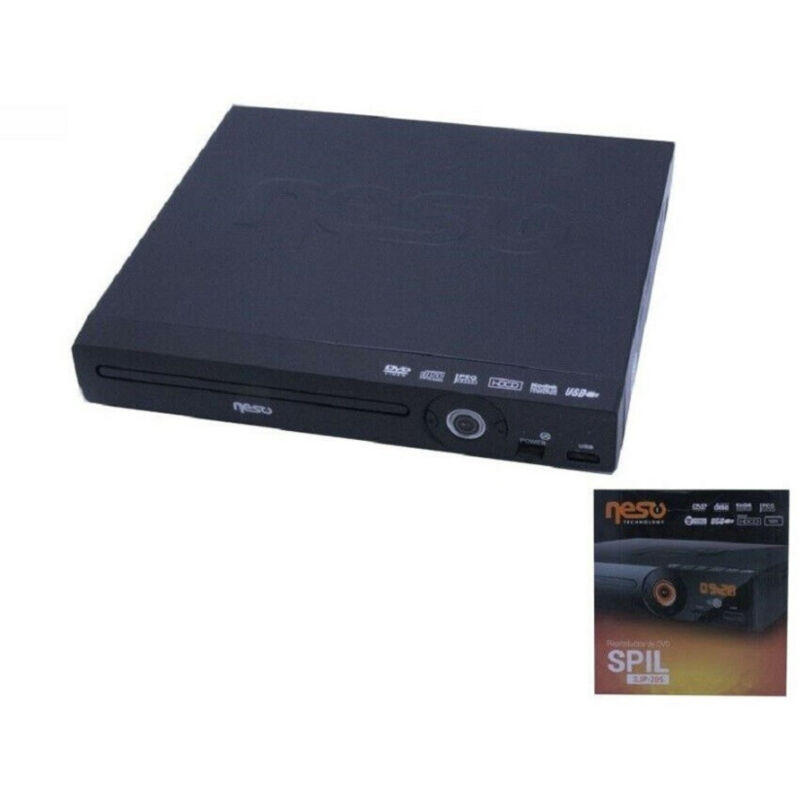 foto del prodotto trade shop traesio lettore dvd div cd mp3 usb hdmi media player telecomando sd jpeg sjp 205 