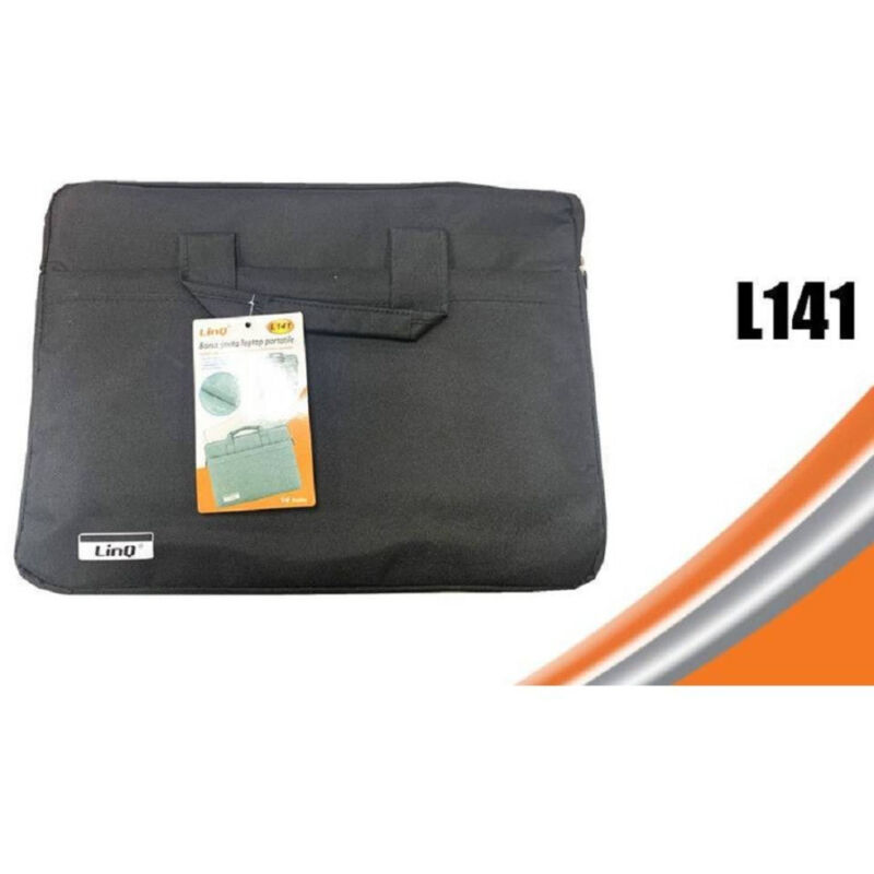 foto del prodotto trade shop traesio linq borsa porta laptop portatile per notebook fino a 14 pollici doppia cerniera l141 