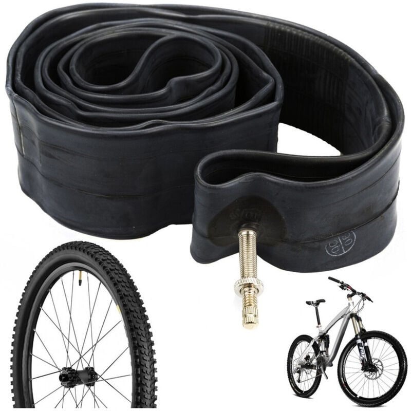 foto del prodotto trade shop traesio linq camera d aria per pneumatici ruote bici bicicletta 47 mm 20 1.75 2.10 zx 9886 
