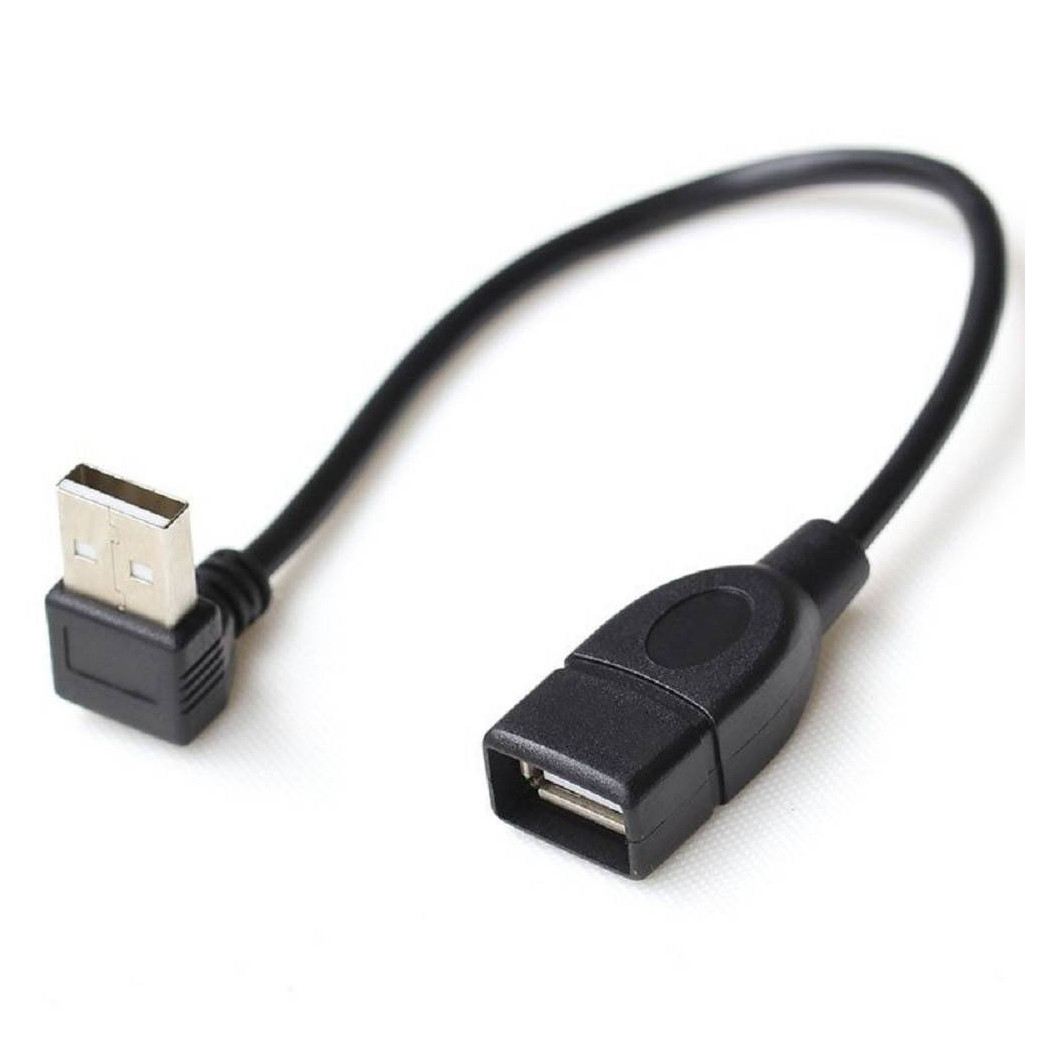 foto del prodotto trade shop traesio linq cavo adattatore angolare usb 3.0 maschio femmina angolato 90 mini prolunga u325s 
