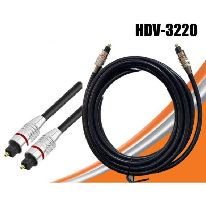 foto del prodotto trade shop traesio linq cavo audio digitale ottico fibra ottica lunghezza 2 metri hi fi hdv 3220 