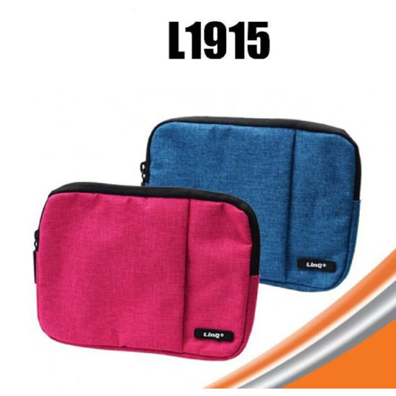 foto del prodotto trade shop traesio linq custodia per tablet 8 10 borsa protettiva in tessuto colorata con cerniera l1915 