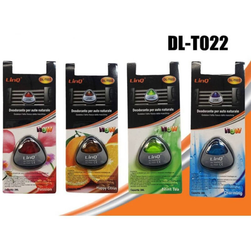 foto del prodotto trade shop traesio linq deodorante per auto profumatore varie fragranze profumo naturale abitacolo dl t022 