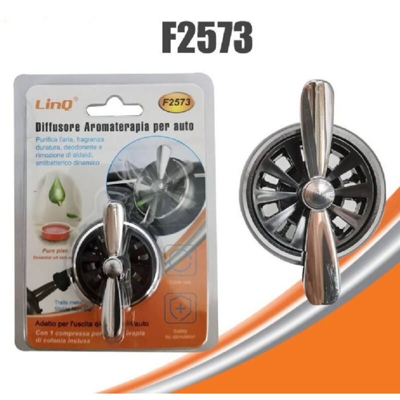 foto del prodotto trade shop traesio linq diffusore aroma aromaterapia profumo deodorante fragranza aria per auto f2573 
