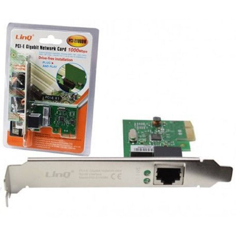 foto del prodotto trade shop traesio linq scheda di rete pci e express gigabit network card drive free installation pci e1000m 