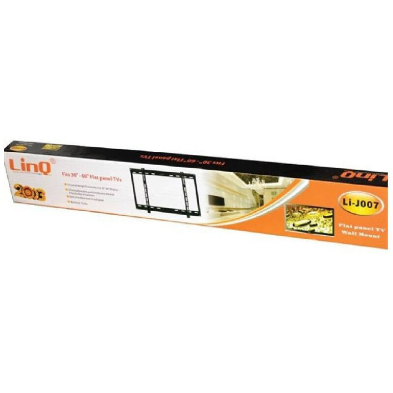 foto del prodotto trade shop traesio linq staffa porta tv a muro suppporto da 30 a 60 fino 70kg livella con bolla li j007 