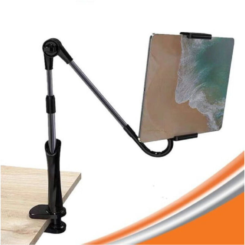 foto del prodotto trade shop traesio linq supporto universale staffa da scrivania regolabile per tablet pc smartphone zm2828 