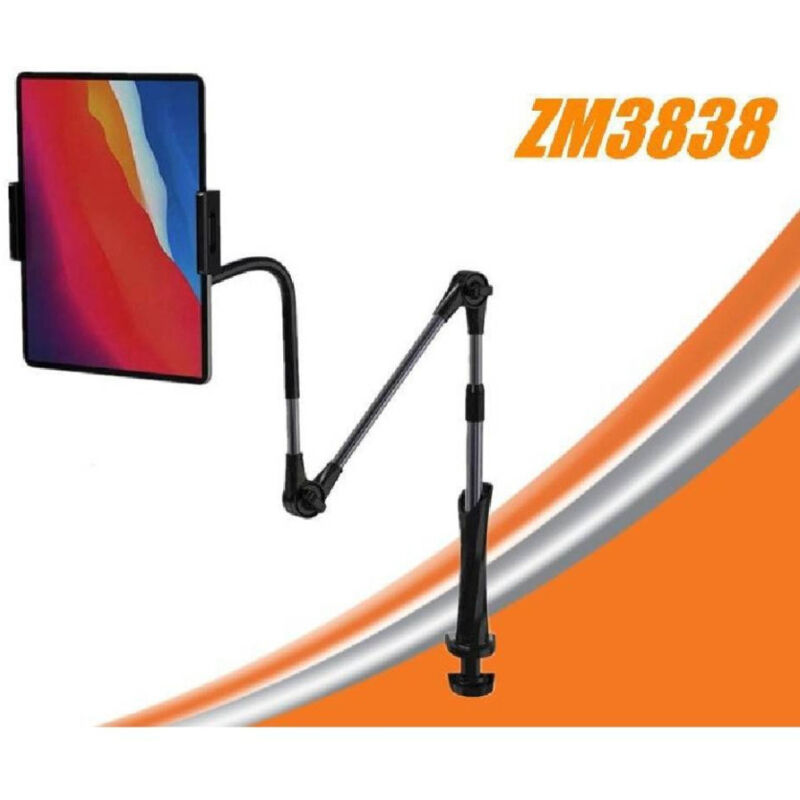 foto del prodotto trade shop traesio linq supporto universale staffa da scrivania regolabile per tablet smartphone zm3838 