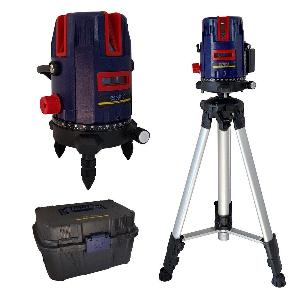 foto del prodotto trade shop traesio livella laser tracciatore autolivellante 360 rotazione bolla digitale rll g5 