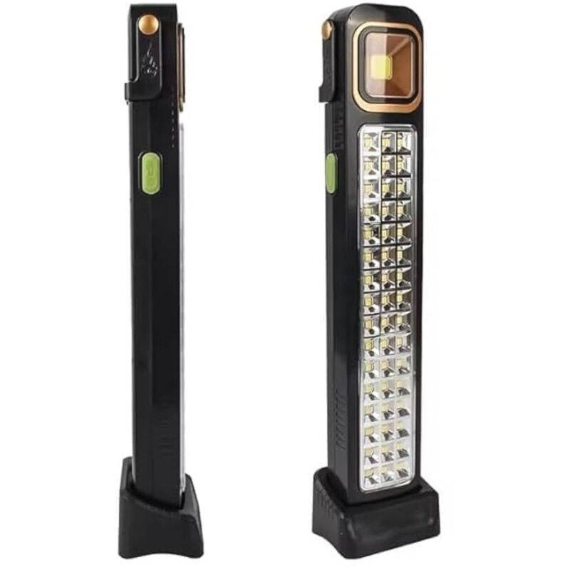 foto del prodotto trade shop traesio luce di emergenza solare ricaricabile hel 2866t 30w led con tecnologia intelligente 