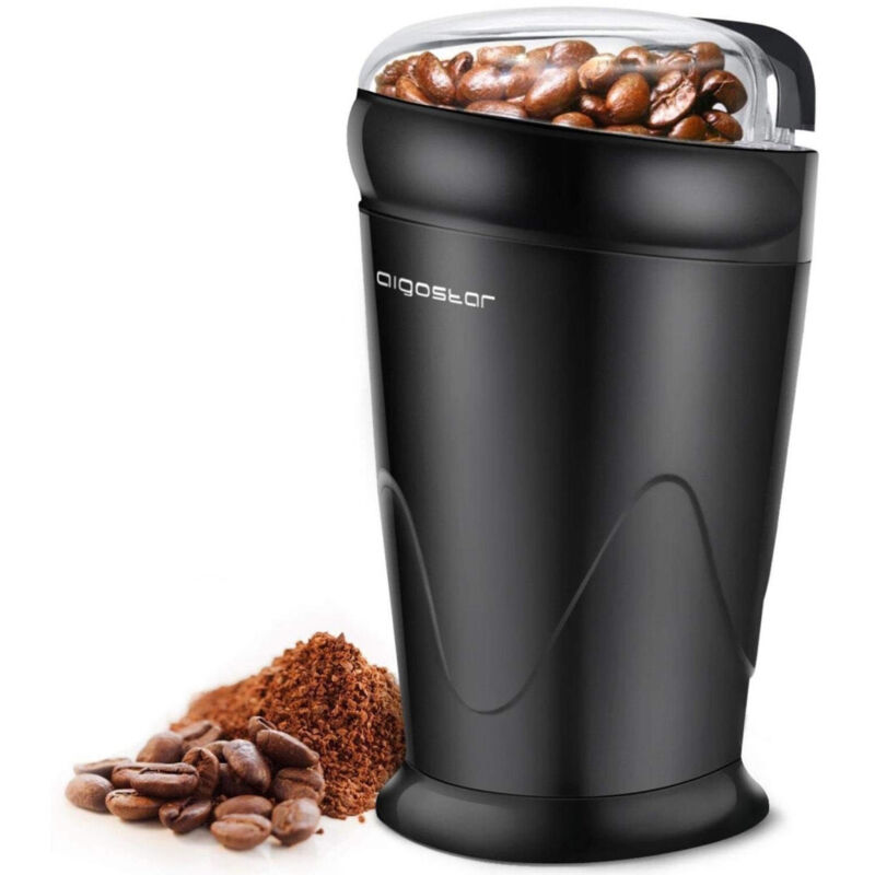 foto del prodotto trade shop traesio macchina macina caffe caffe elettrico 150w pulsante macinacaffe capienza 60g 