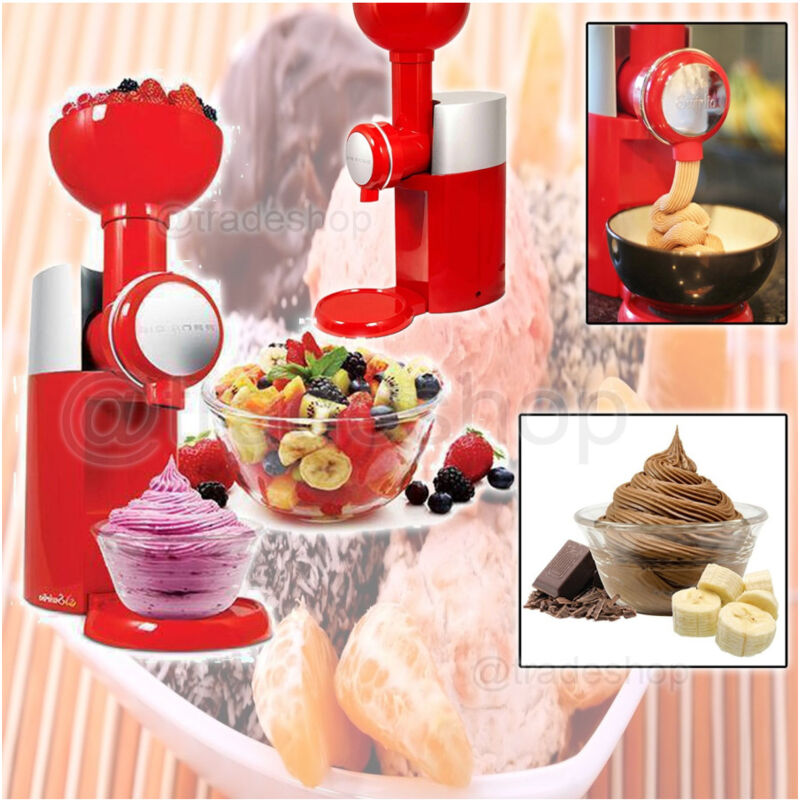 foto del prodotto trade shop traesio macchina per gelato yogurt naturali swirlio big boss frozen frutta dessert maker 