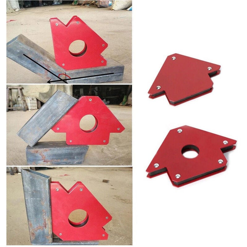 foto del prodotto trade shop traesio magnete magnetico frecce saldatore saldatura angolazioni 45 90 135 25lb 12kg 