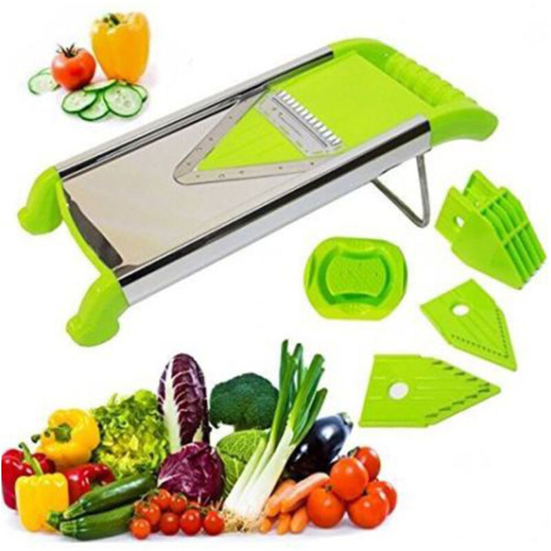 foto del prodotto trade shop traesio mandolina affetta verdure affettatore multiuso con lama in acciaio inox 