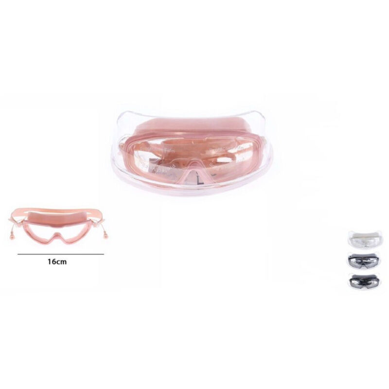 foto del prodotto trade shop traesio maschera con tappi mare nuoto piscina estate sport sub snorkling occhiali 71568 