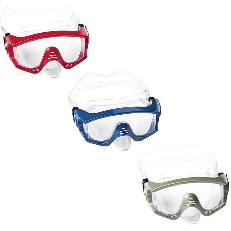 foto del prodotto trade shop traesio maschera subacquea tiger beach 14 anni da nuoto piscina mare 3 colori ass 22044 