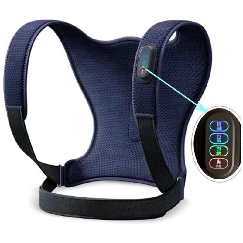 foto del prodotto trade shop traesio massaggiatore wireless riscaldante per schiena spalle 3 livelli sollievo dolore 