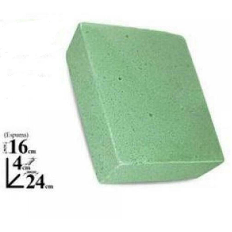 foto del prodotto trade shop traesio - mattonella spugna acqua 24 x 16 x 4 cm composizioni floreali piante fiori vaso -