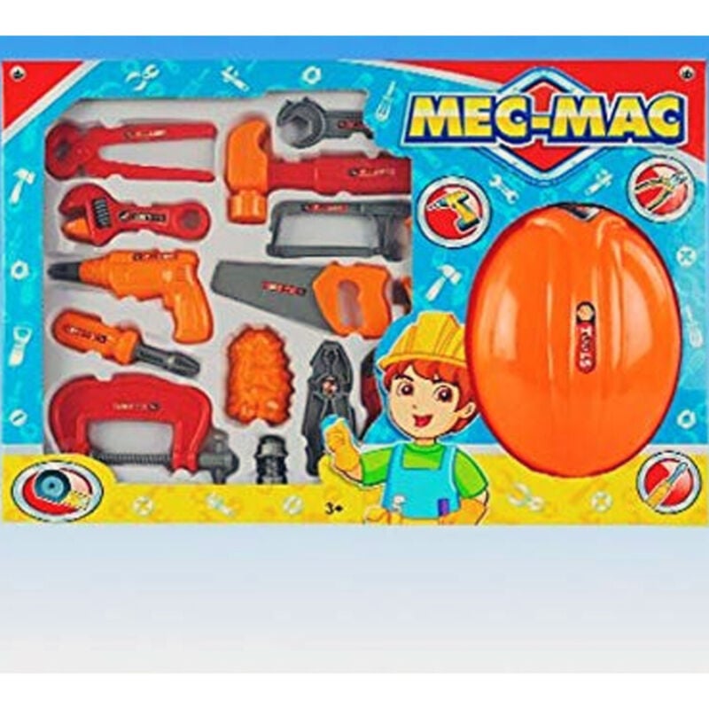 foto del prodotto trade shop traesio maxi brico trapano elmetto attrezzi lavoro e accessori martello sega viti mecmac 