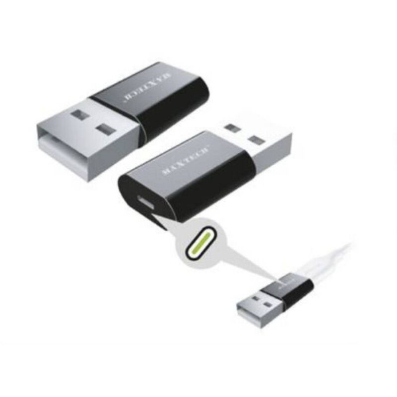 foto del prodotto trade shop traesio maxtech adattatore da type c a usb 2.0 ricarica rapida sincronizzazione dati usb tc01 