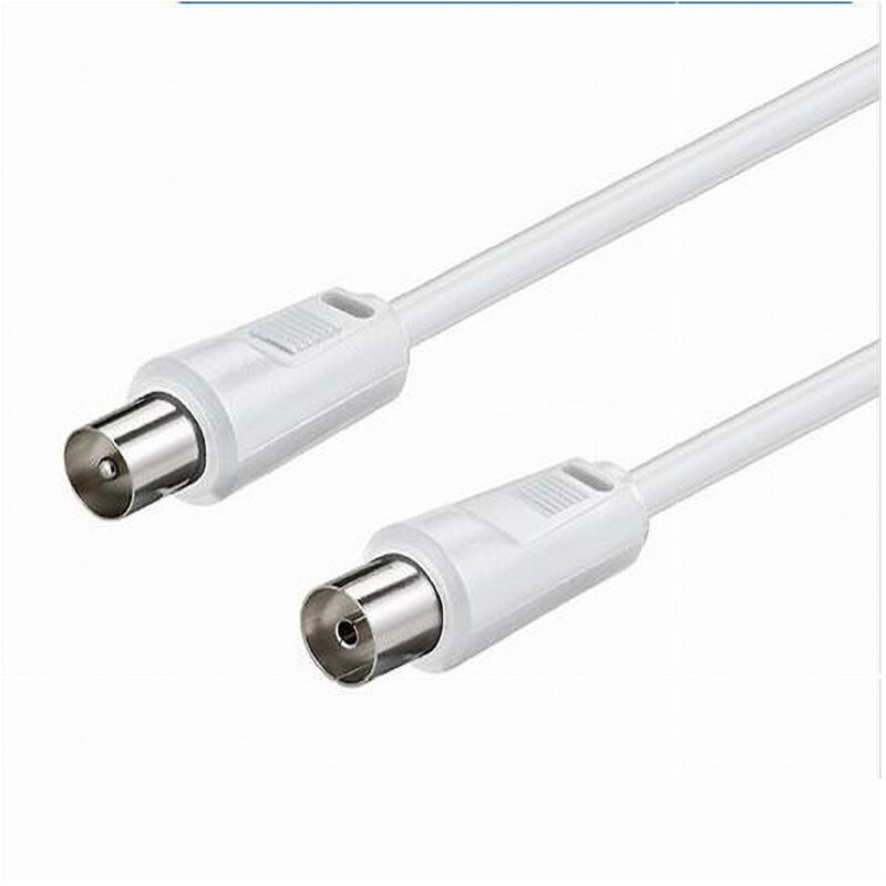 foto del prodotto trade shop traesio maxtech cavo antenna coax 1.5 mt iec maschio femmina televisore hdtv prolunga cav at1.5m 