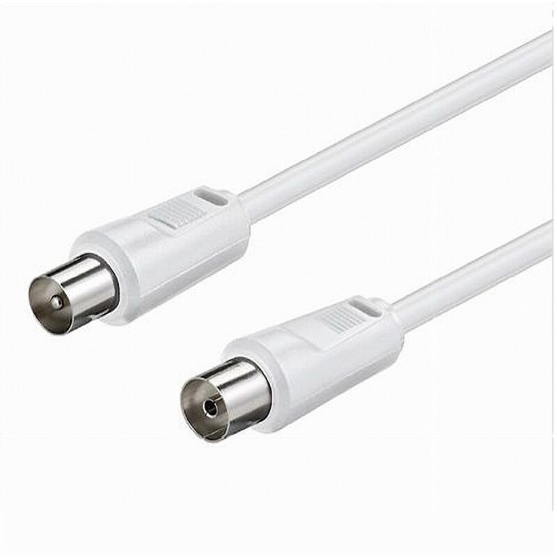 foto del prodotto trade shop traesio maxtech cavo antenna coax 20mt iec m f televisore hdtv dvb t2 uhf vhf prolunga cav at20m 