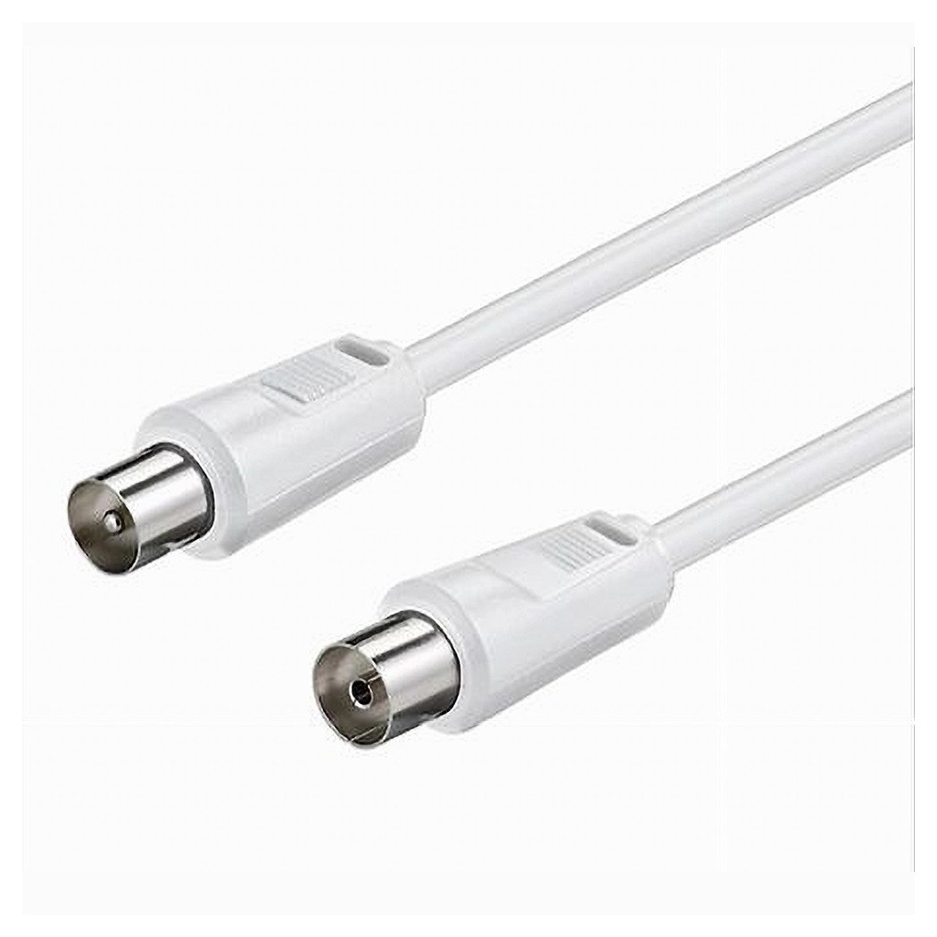 foto del prodotto trade shop traesio maxtech cavo antenna maschio femmina coax 15mt tv hdtv dvb t2 uhf vhf prolunga cav at15m 
