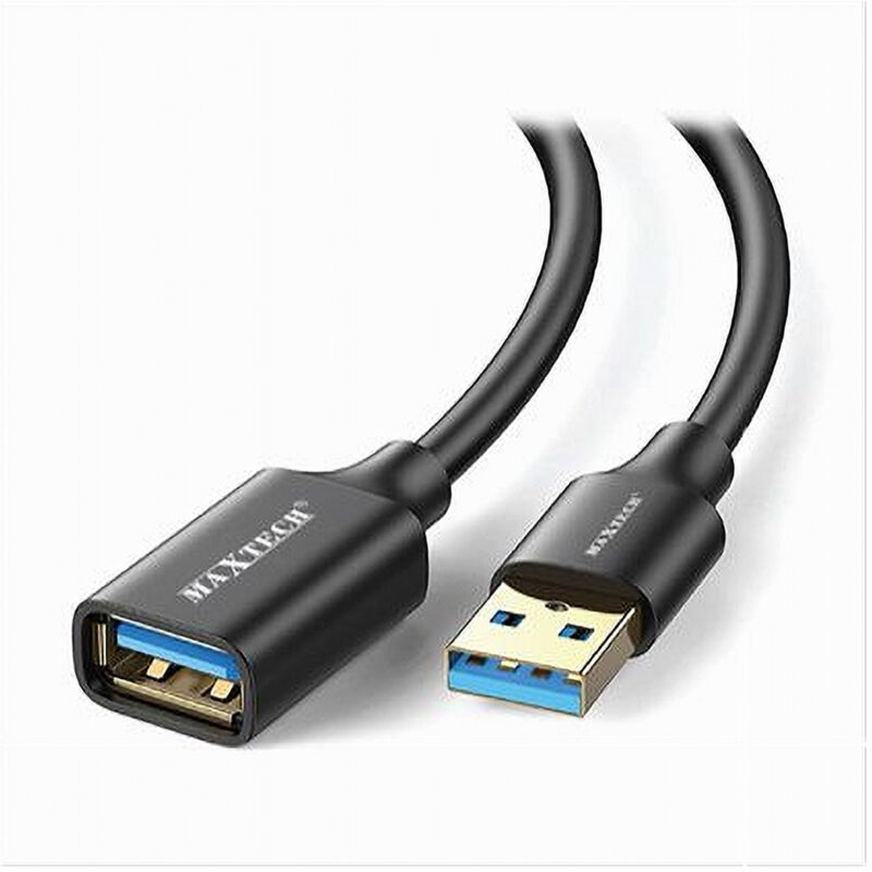 foto del prodotto trade shop traesio maxtech cavo usb 2.0 femmina a maschio f m per pc computer 3 metri usb2.0 mf3.0m 