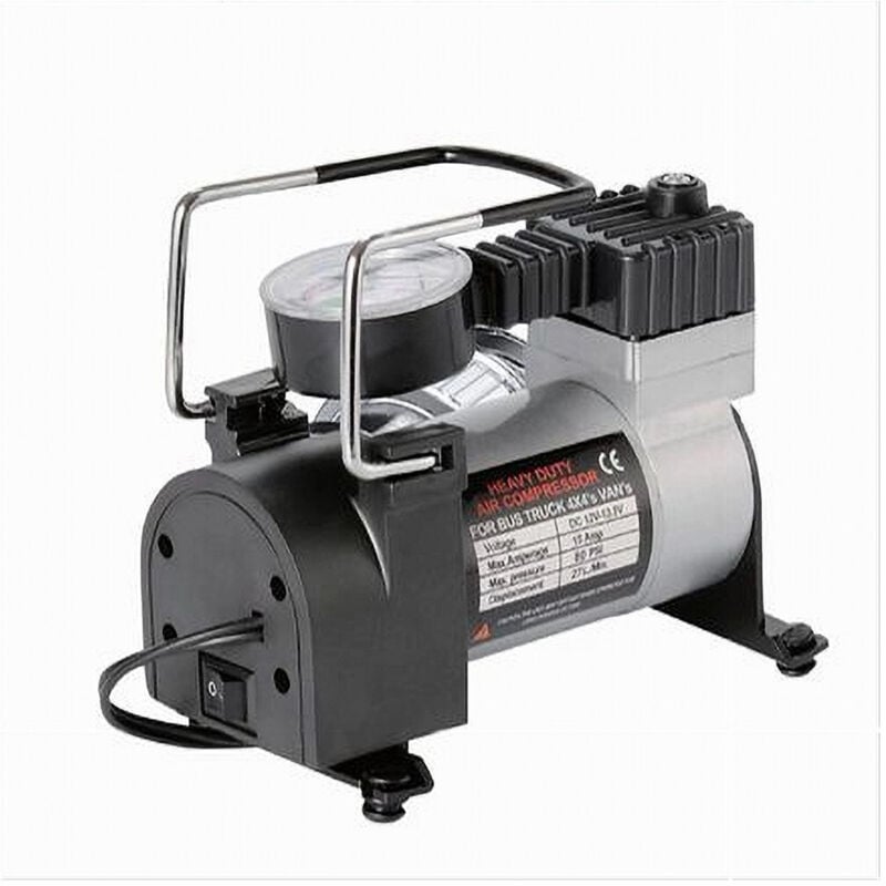 foto del prodotto trade shop traesio maxtech compressore d aria a 12v 120psi 35l min per auto cavo 4mt professionale co ar05 
