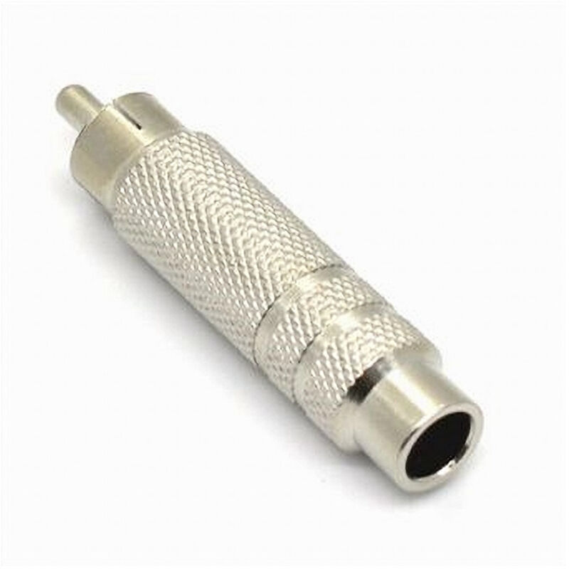 foto del prodotto trade shop traesio maxtech connettore adattatore convertitore aux da 6,5mm f stereo audio a spina rca c 071 