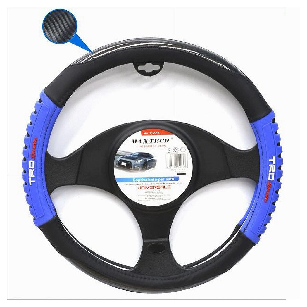 foto del prodotto trade shop traesio maxtech coprivolante universale per interno auto fodera protezione per sterzo 38cm cv 11 