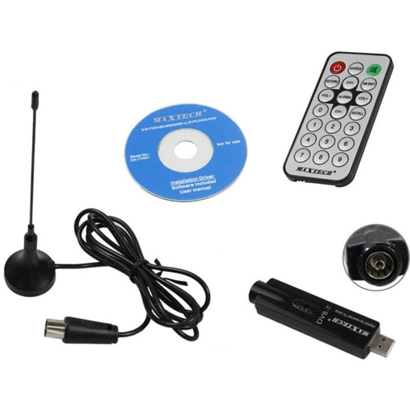 foto del prodotto trade shop traesio maxtech dvb tv usb mini digitale terrestre registratore pc desktop notebook coassiale 