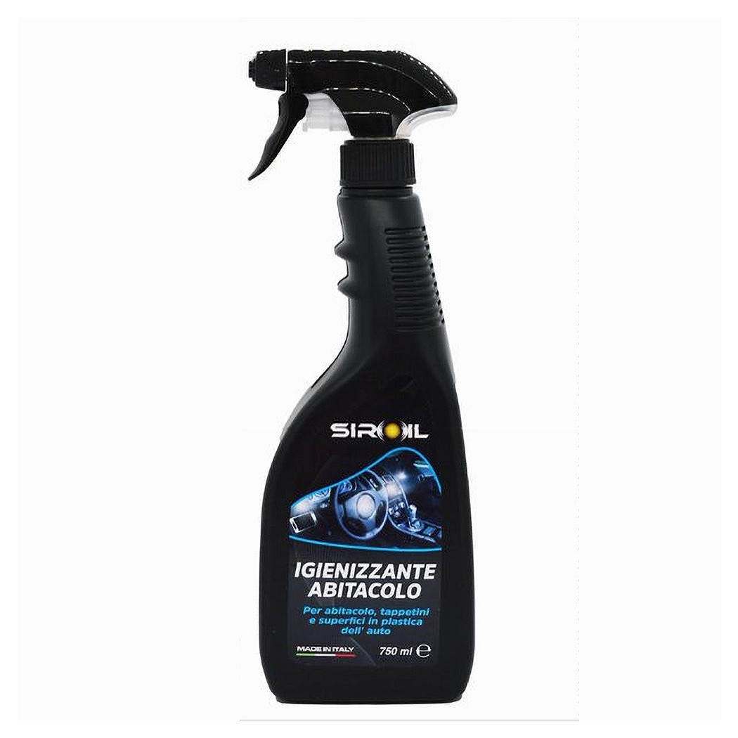 foto del prodotto trade shop traesio maxtech igienizzante abitacolo 750ml spray pulitore cruscotto plastica auto moto sir igien 