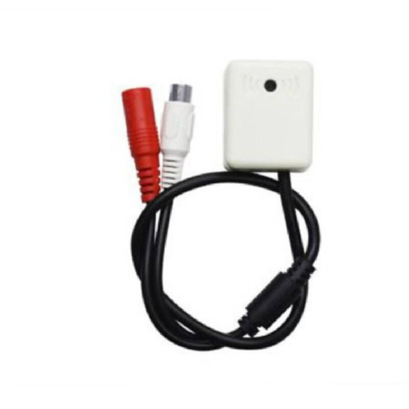 foto del prodotto trade shop traesio maxtech microfono per telecamera dvr videosorveglianza lunghezza 25 cm 12v audio mic 11 
