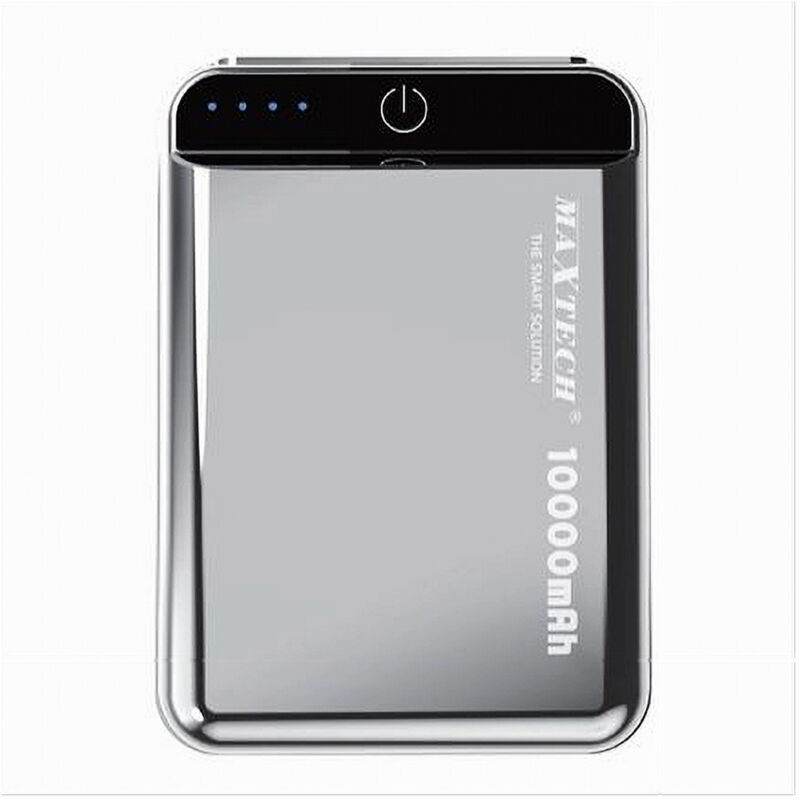 foto del prodotto trade shop traesio maxtech power bank 10000 mah 2xusb 2.1a super ricarica caricabatteria portatile pa tm015 
