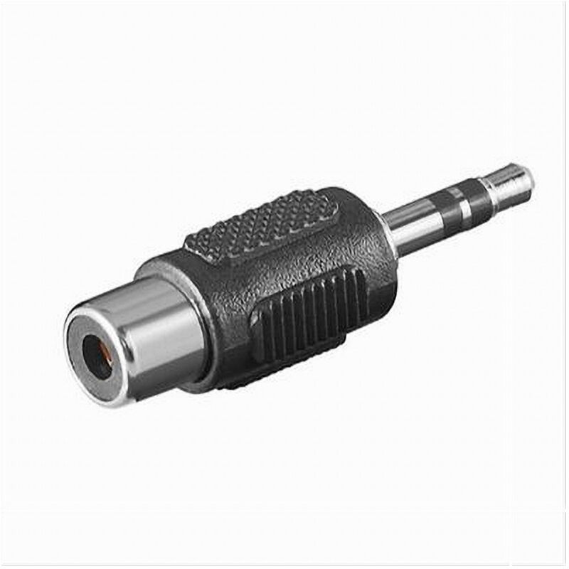 foto del prodotto trade shop traesio maxtech set 2 pz connettore adattatore audio spina rca femmina a aux 3,5mm maschio c 046 